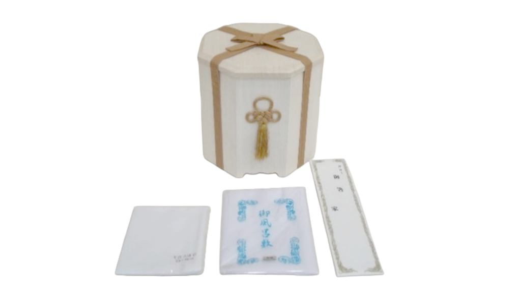 JAふくしま未来サービス/そうま地区/プラン/参考資料/骨瓶セット(桐八角)