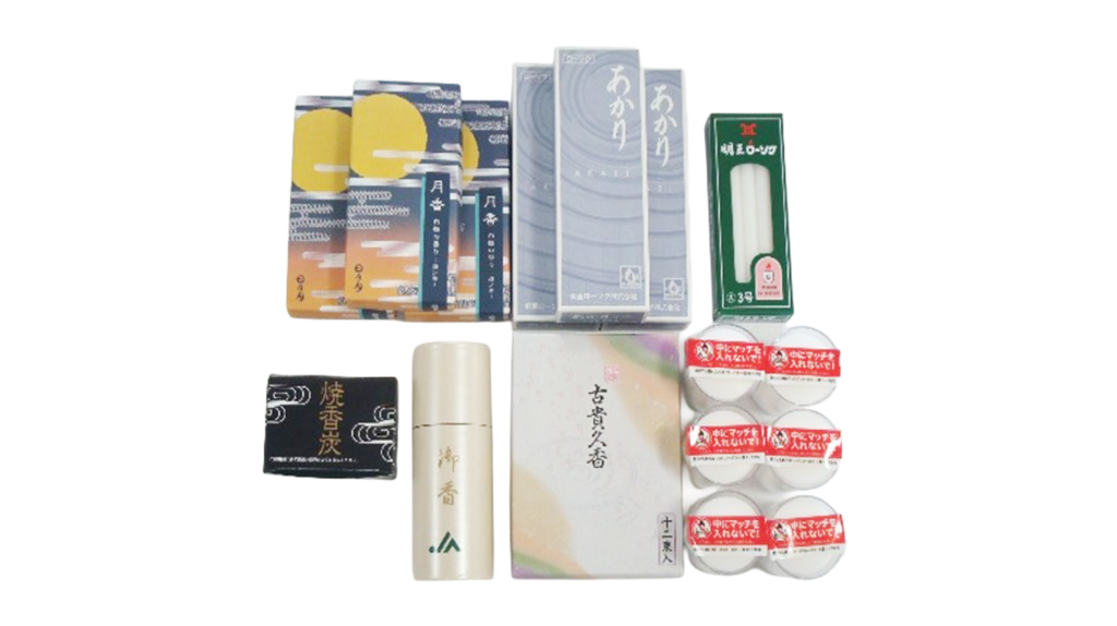 JAふくしま未来サービス/そうま地区/プラン/参考資料/線香・ローソクセット